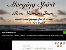 Tablet Screenshot of mergingspirit.com